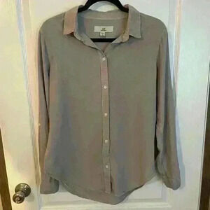 Thread & Supply Gray Button Down Shirt